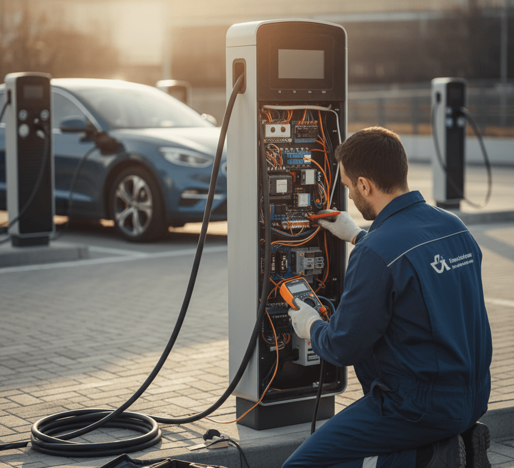 Serwis stacji ładowania EV – profesjonalna opieka i przeglądy techniczne Serwis